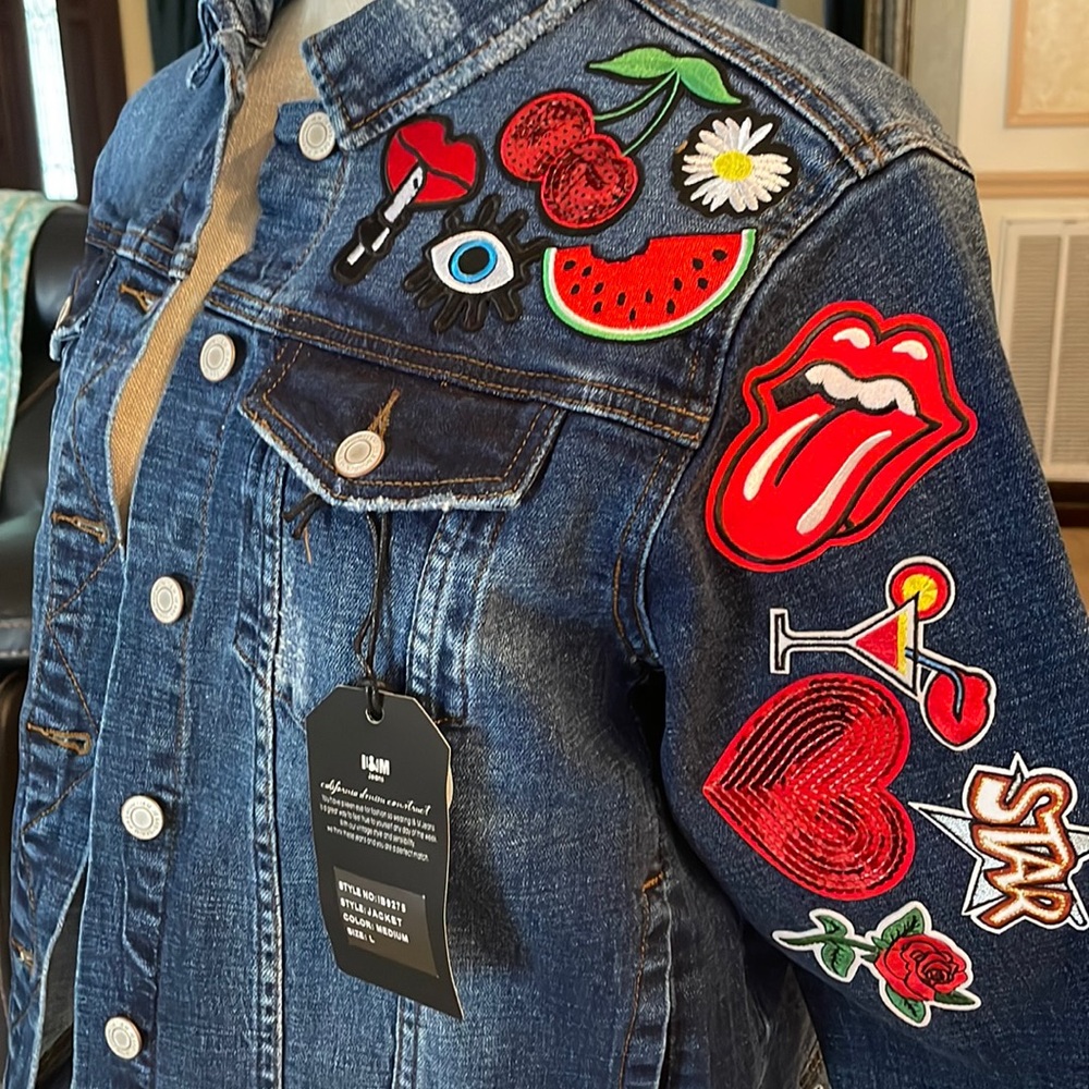 Jean Jacket one of a kind size large
